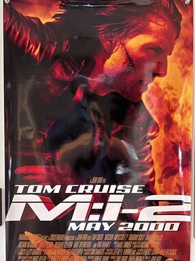 MISSION IMPOSSIBLE 2 (2000) - ORIGINAL DOUBLE SIDED MOVIE POSTER